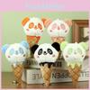 Adorable Panda Plush Toy Ice Cream Pendant Cute Children's Event Gift 15cm