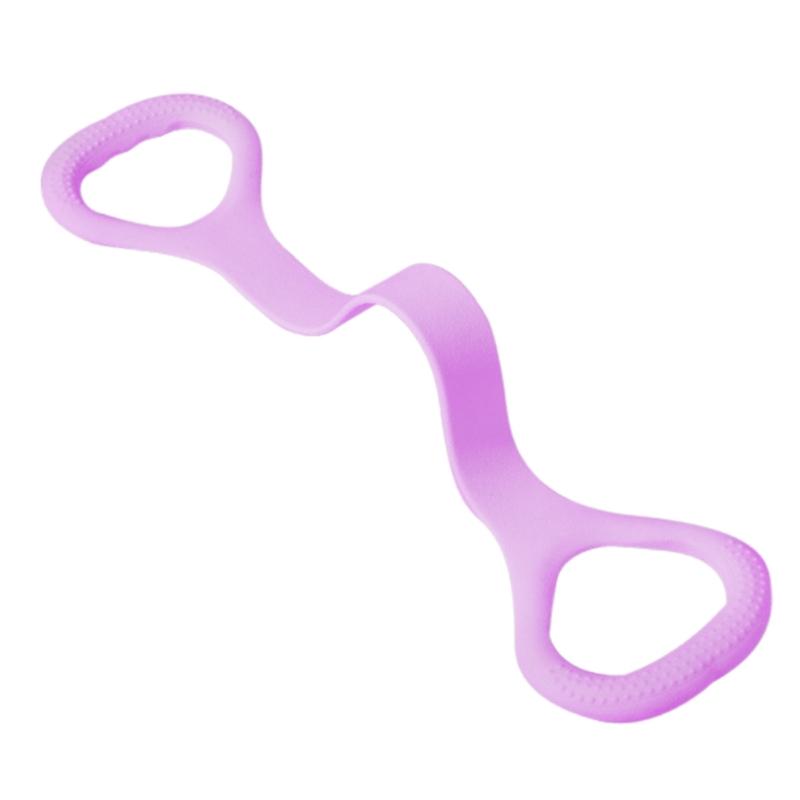 Тренировочный мышечный тяговый канат 8 эспандеров тренировочный канат открытая шея эластичный пояс фиолетовый