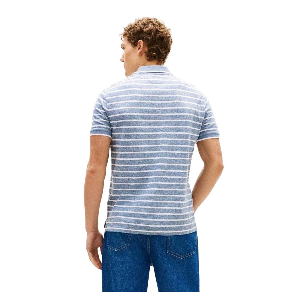 Tommy Hilfiger Mens Striped Polo Shirt