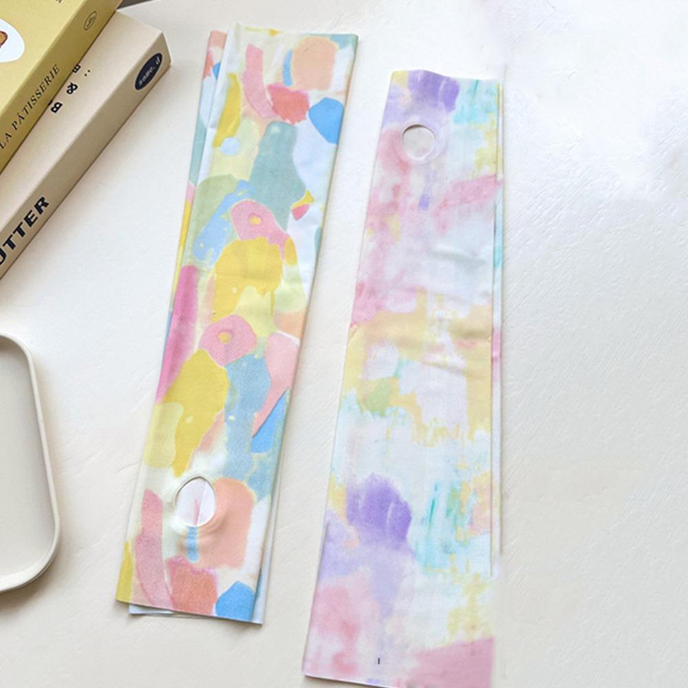 Anti-UV Sunscreen Sleeves Colorful Cycling Arm Sleeve Cute Girl Ice Silk Sleeves Women
