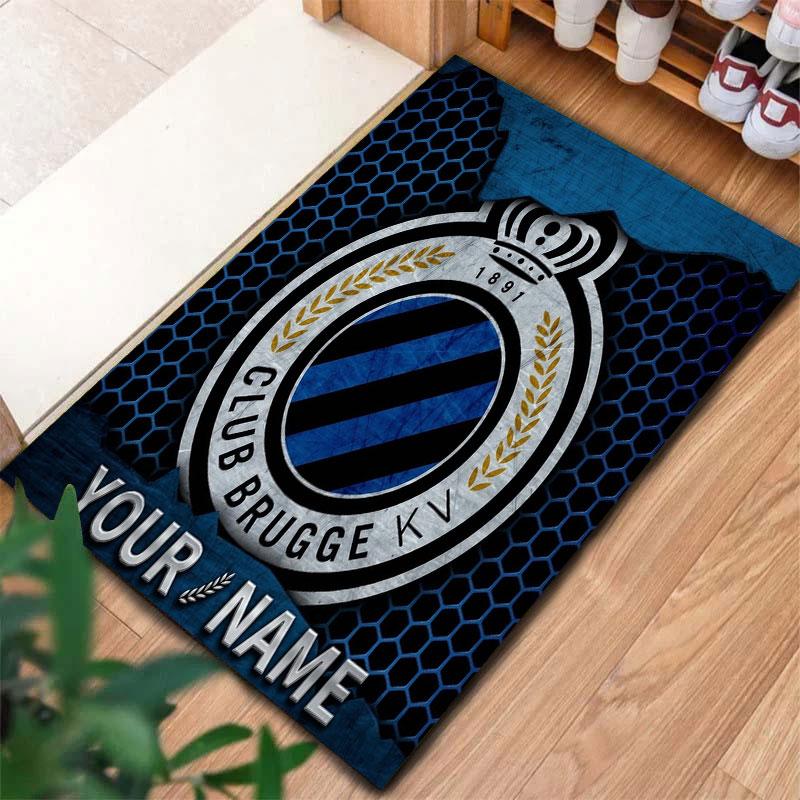 Club Brugge KV Custom Name Carpet Rug for Living Room Bedroom Home Sofa Decoration,Kids play Non-slip Floor Mat