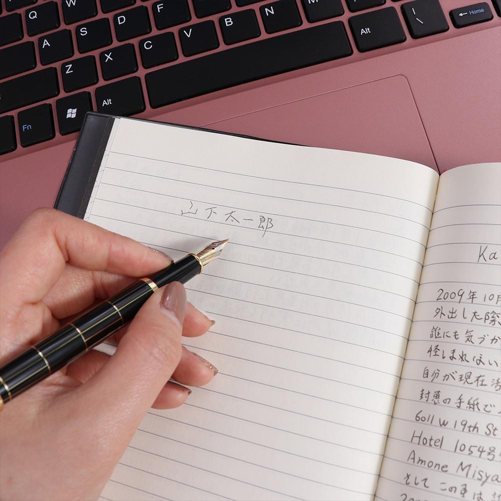 Smooth Writing Writing Ink Pen Calligraphy Pen Metal Fountain Pen Luxury Fountain Pen  Stationery