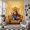 Wandkleed Kinderlijk Spel Chucky Tiffany Kunst Hangend Doek Decoratieve Achtergrondhoes voor Kamerdecoratie