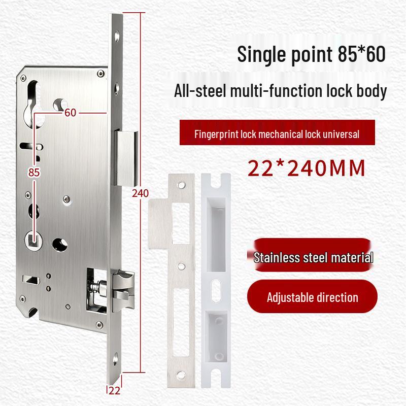 Smart Stainless Steel Fingerprint Lock - Broken Bridge Aluminum, Single/Multi-Point, Alloy Door Lock (8535, 8520, 8530)