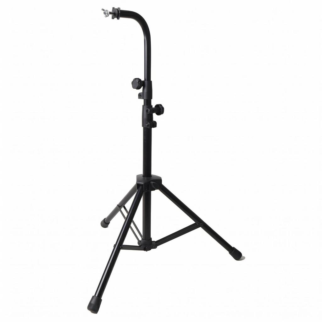 Floor Tripod Stand Detachable Wind Chime Stage Use Musical Equipment Black
