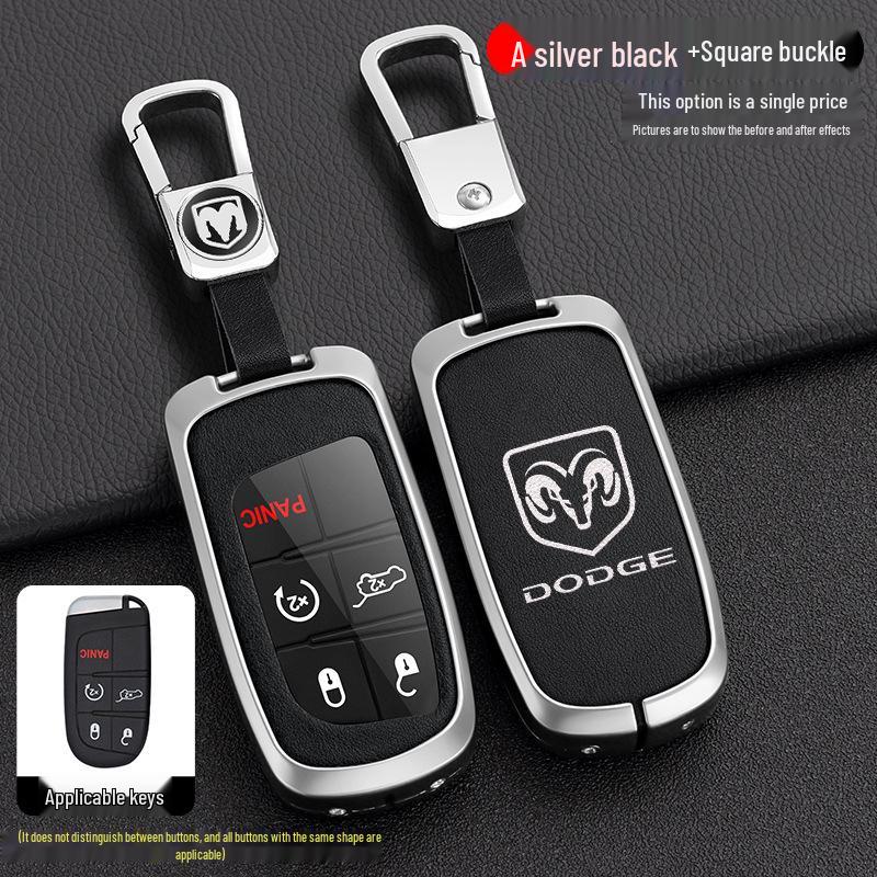Dodge Journey Key Cover for 13/14/15/16 Models - Durable Shell and Buckle Design