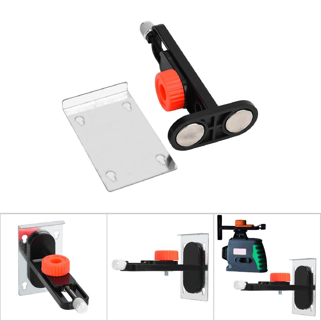 Wasserwaage Gerät T-Form Halterung Starker Magnet Wandhalterung Gestell Ständer Halter T-Form Halterung