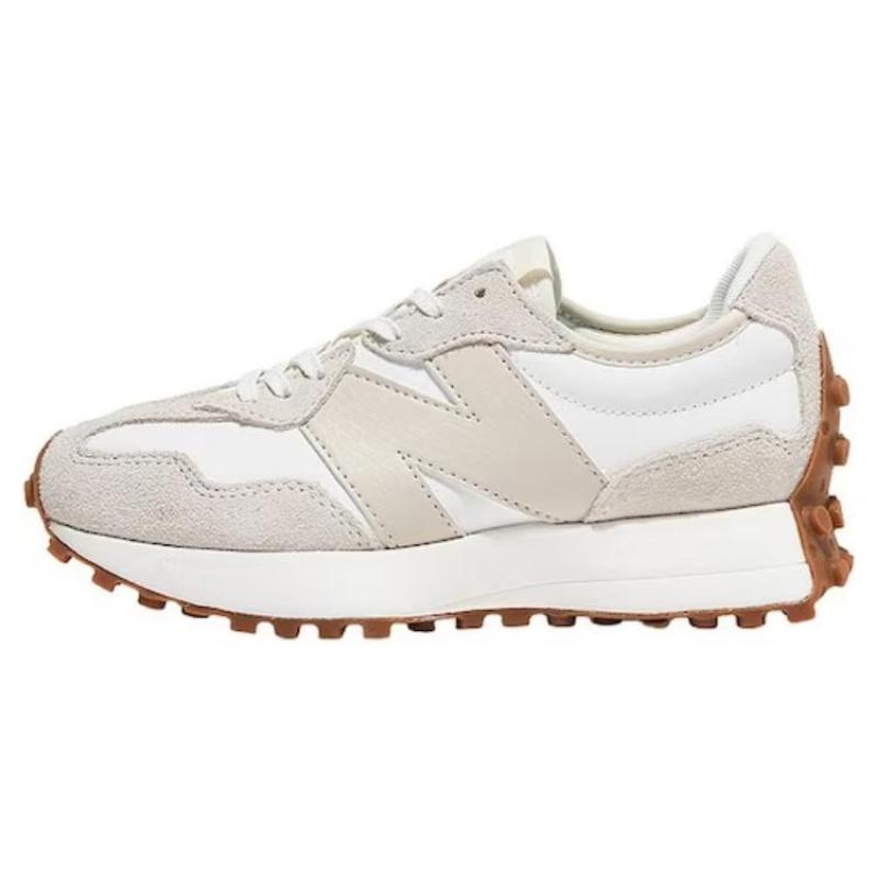 New Balance 327 Beige White Gum Pink Women's Sneakers WS327AN