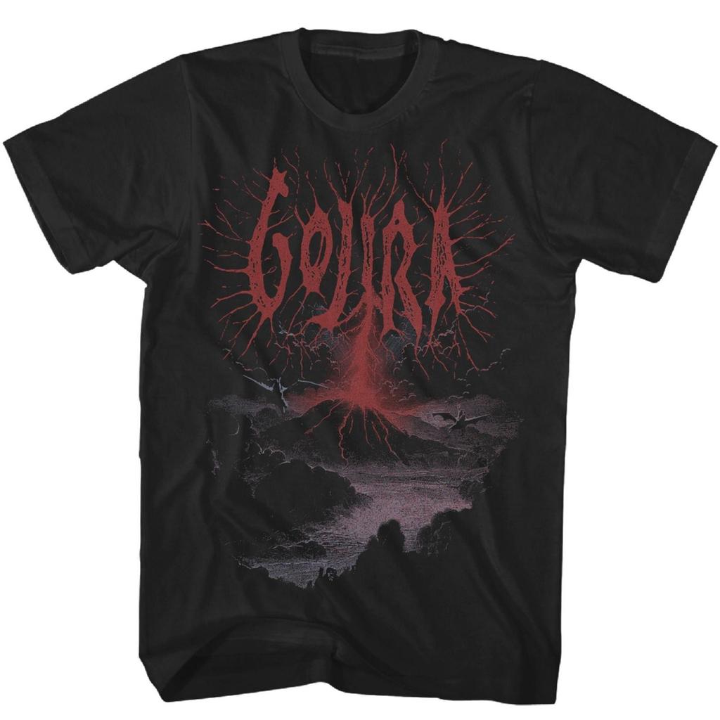 Gojira Vulkan Herren T-Shirt Musik Klassische Band Konzert Rock T-Shirt Neu Schwarz Unisex T-Shirt