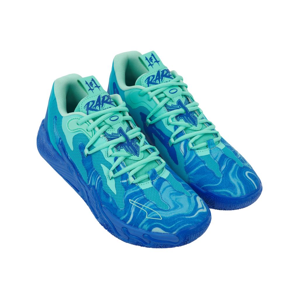 Puma MB.03 Lo Team Hyperlink Blue Herren-Sneakers Bright-Aqua Electric-Peppermint 310519-01