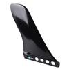 Surfbrett Finne 9,25 Zoll schraubenlose Montage Nylon Glasfaser Paddleboard Heckfinne zum Ersatz Schwarz