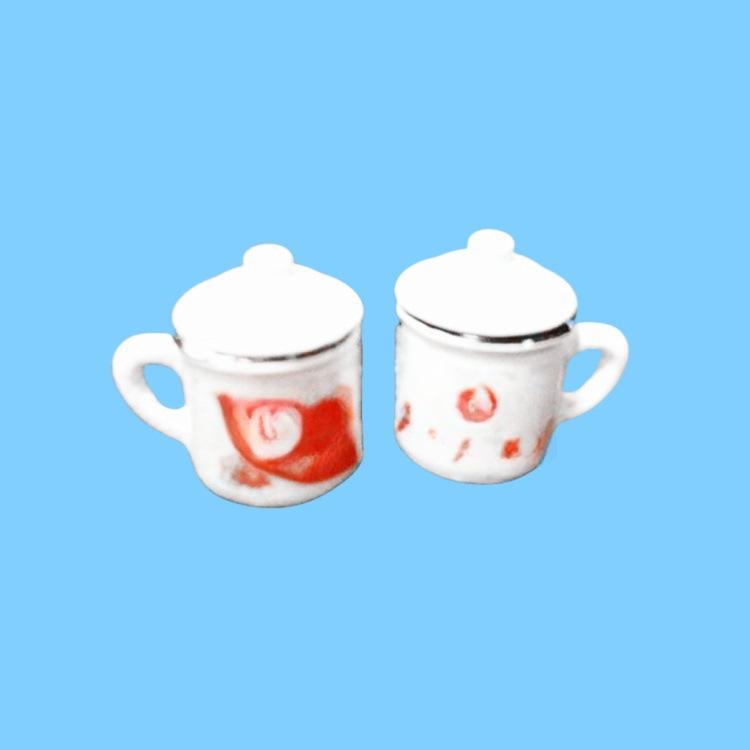 Double Happiness Miniature Dollhouse Food & Toy Fan Model Clay Set