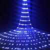 LED-Wasserfall-Lichtervorhang: 3x6 Dekorative Fließlichter für Innen/Außen für Garten, Flur, Einkaufszentrum, Park - 220V Stecker.