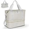 Korean Style Expandable Travel Bag - Large Capacity, Wet/Dry Separation, Sports & Student Carry-on