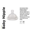 Klean Kanteen Fast Flow Baby Bottle 3 Holes Nipple, 19322045000003, Clear,