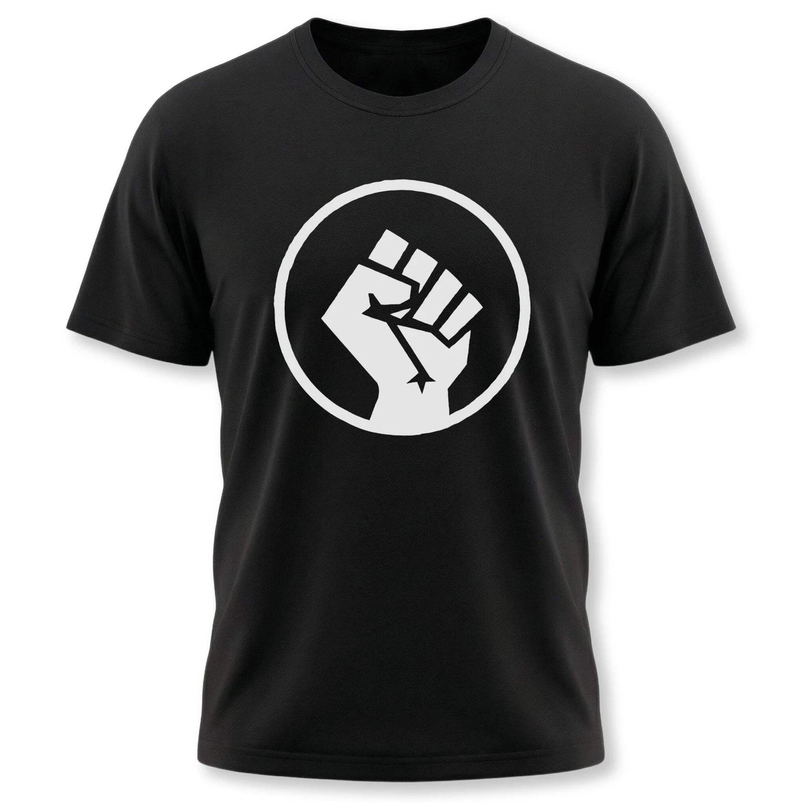 Socialist Raised Fist T-Shirt | Power, Solidarity & Resistance Symbol Tee XL