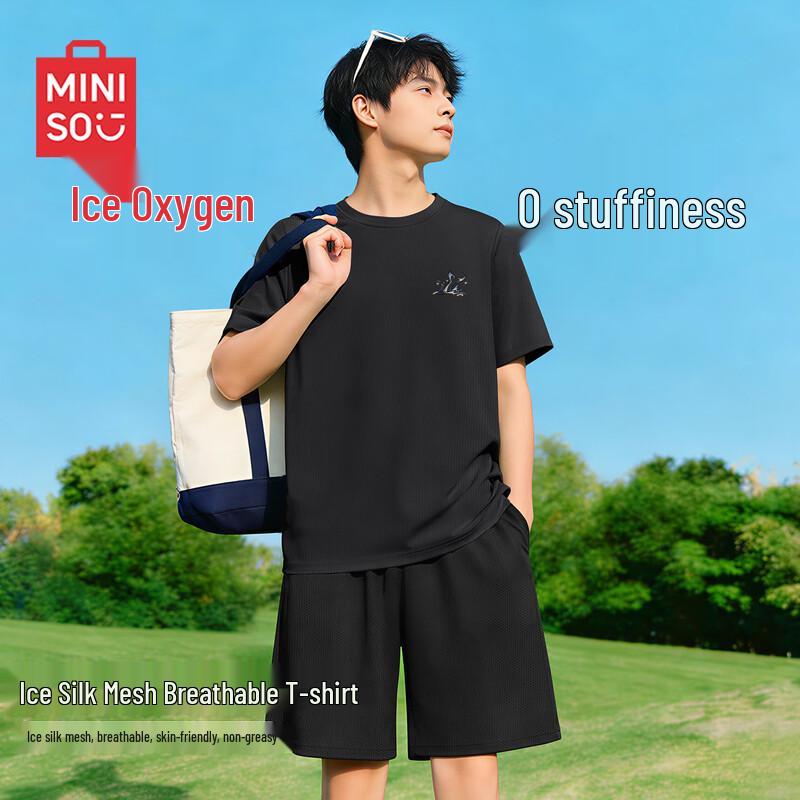 

MINISO Men s Ice Silk Quick-Dry T-Shirt M