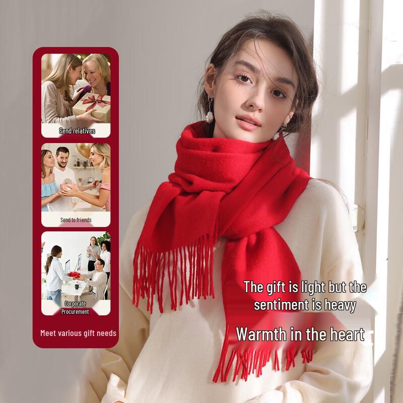 ZHENXIANG Women's 100% Pure Wool Scarf