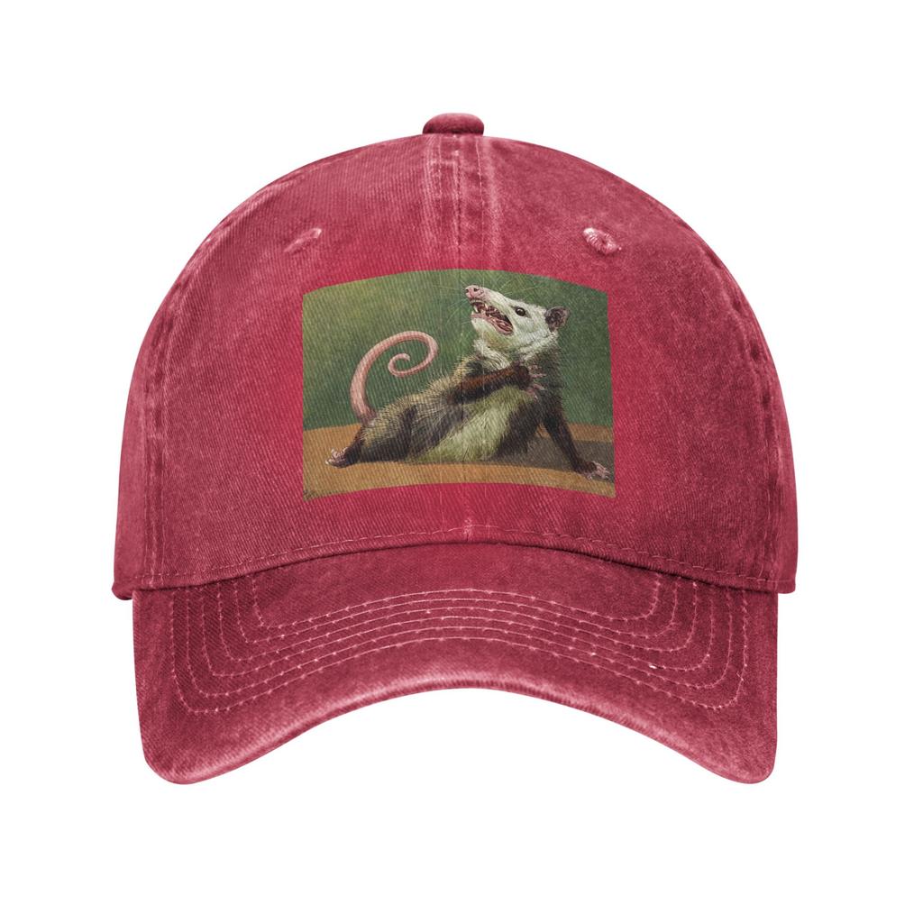 Amateur Opossum Actress Baseball Caps Snapback Washed Denim Hats Adjustable Casquette Hip Hop Baseball Cowboy Hat for Unisex Women
