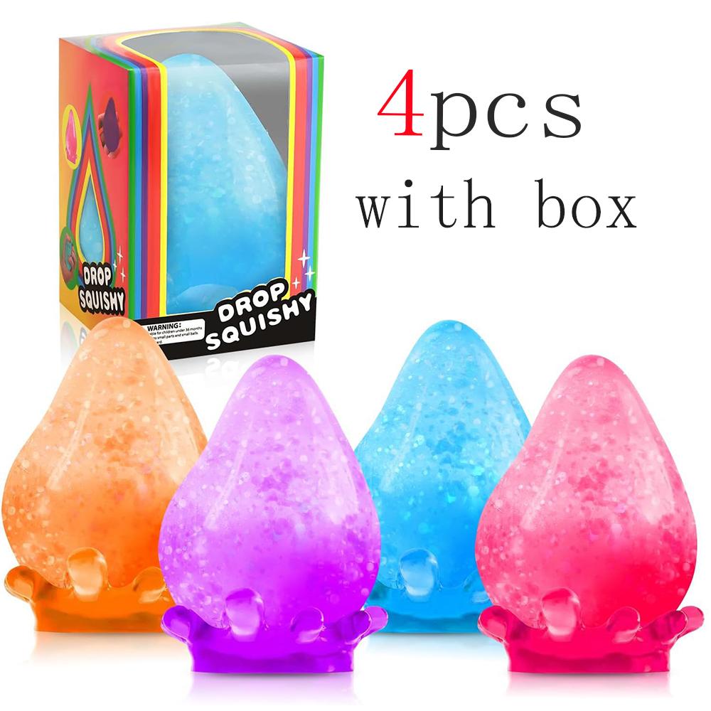 New Heart-Shaped Squeeze Fun Sensory Nice-Sicle Stress Relief Squishy Cube Anti-Anxiety Squeeze Object For Focus ADHD Population