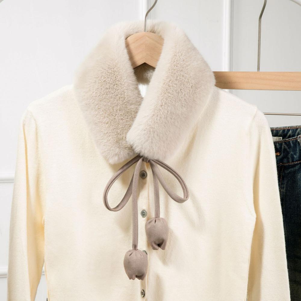 

Headband Rabbit Fur Earmuffs Multi Functional Fur Neck Warmer Portable Warm Plush Scarf Shopping Style6