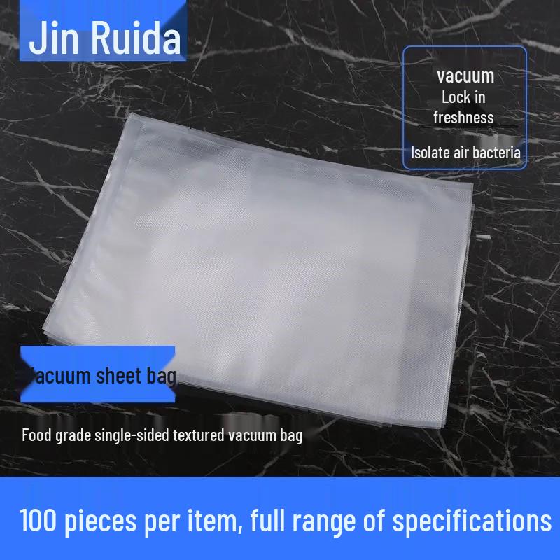 Durable Thickened Vacuum-Seal Food Storage Bags - Moisture-Proof, Fresh-Keeping & Ideal for Snacks 17x25 cm