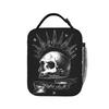 Life Is Strange Skull Insulated Lunch Bag Leakproof Game Reusable Cooler Bag Tote Lunch Box College  Outdoor Girl Boy