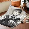 Anime A-Ajin D-Demi H-Human Throw Flannel Cozy Print Blanket, Portable, Durable Machine Washable Cute Cool
