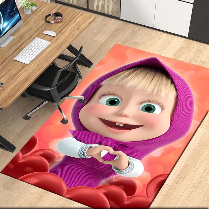 Masha Printed Carpet, for Office Chair Living Room Bedroom Kitchen Room Decor Gifts.