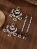 Bohemian Rhinestone Tassel Earrings - Ethnic Style, Retro, High-End Studs