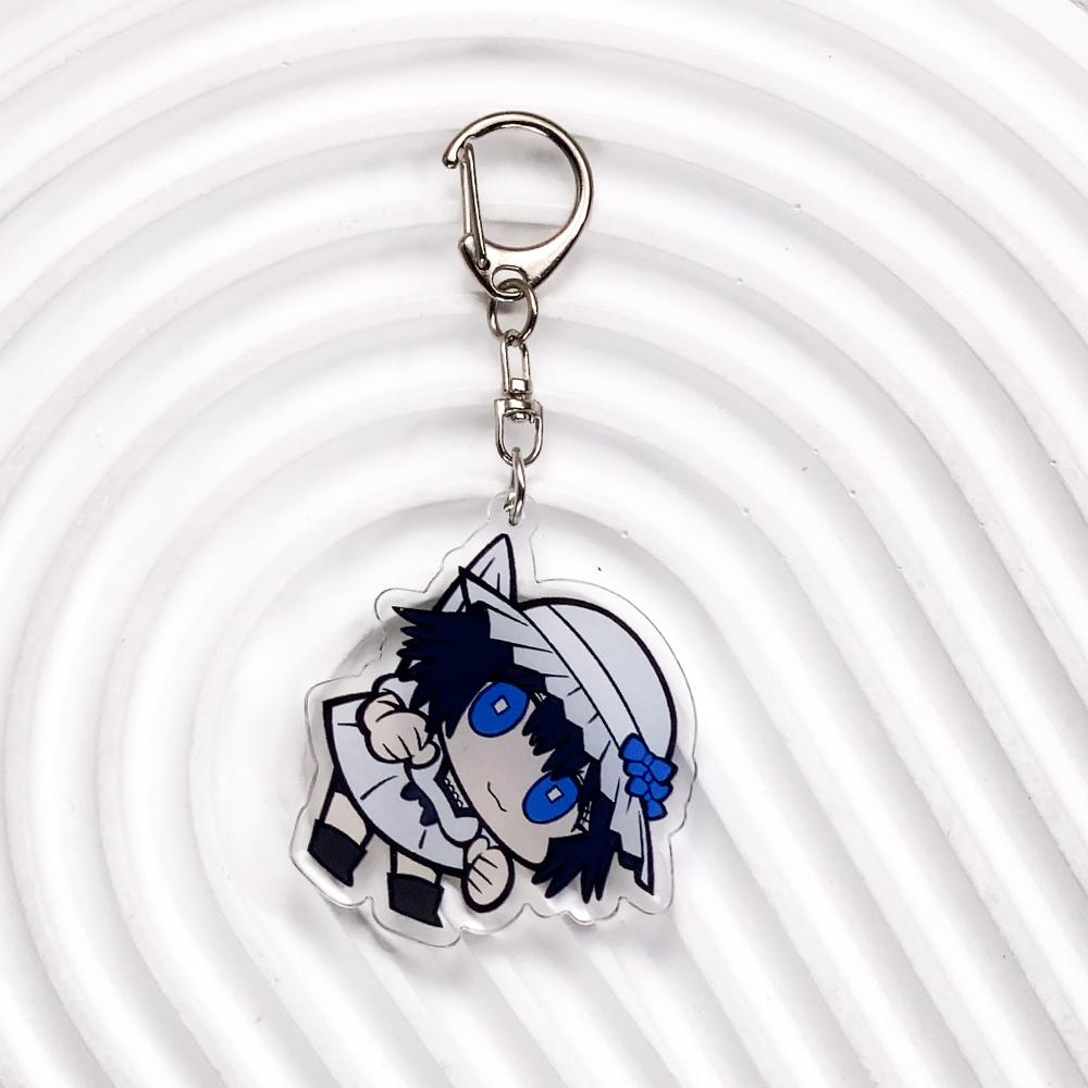 Anime Characters Steins;Gate Trendy Acrylic Keychain Accessories Bag Charm Creative Backpack Pendant Keyring Gifts For Friends