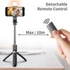 Selfie Stick with Fill Light 104cm Extendable Selfie Stick Tripod with Wirel Remote 3 Light Modes 6 Brightn Levels Compatible w