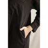 Vestido Camisa de Lino Plisado para Mujer Casual Largo Cuello Solapa