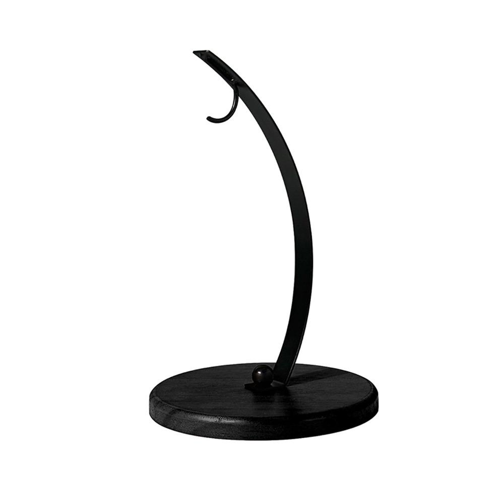 Draining Metal Banana Holder With Wood Base Fruit Storage Holder Creative Grape Stand  Home Use