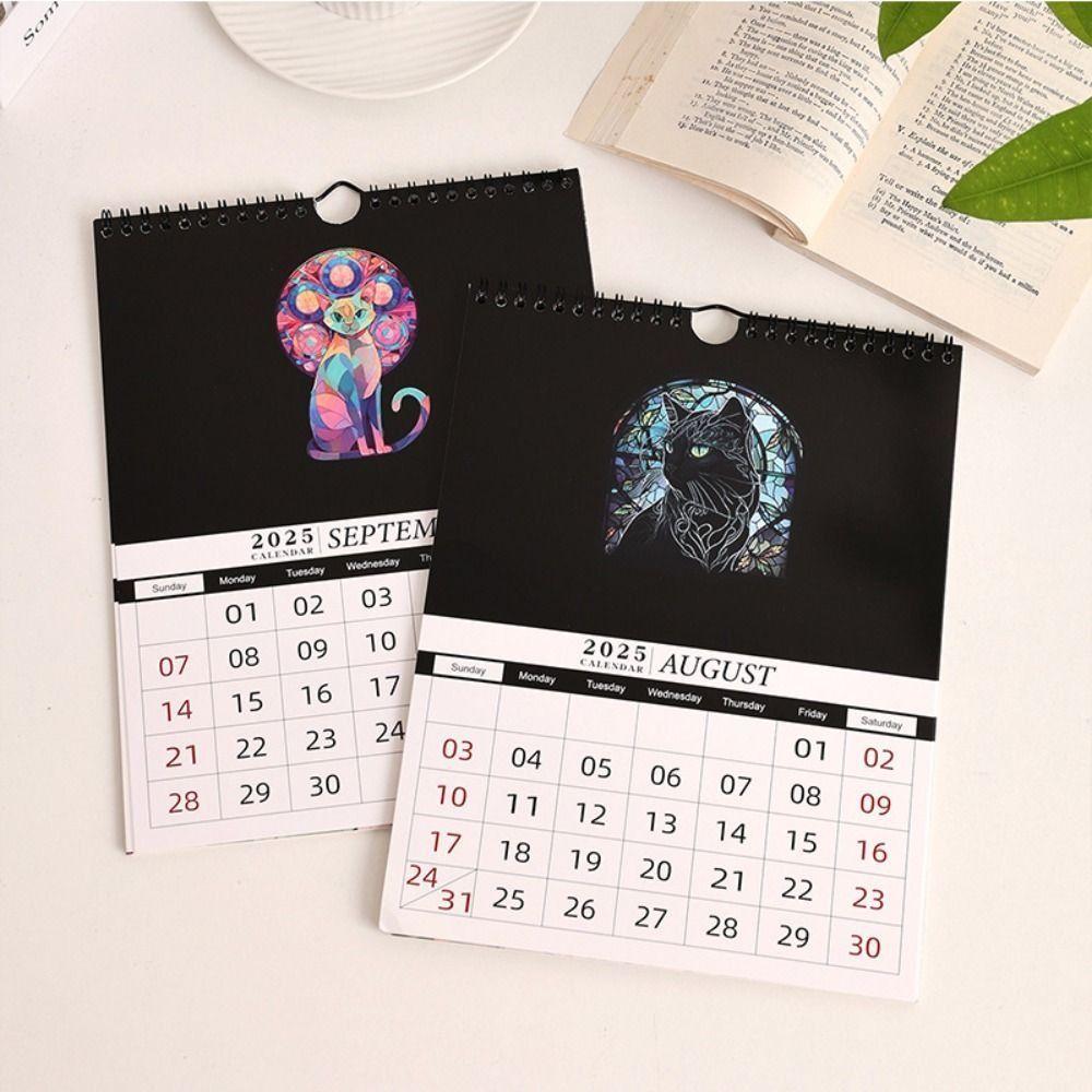 INS Englischer Wandkalender Dunkler Wald Kalenderplaner Büro Illustrationskalender