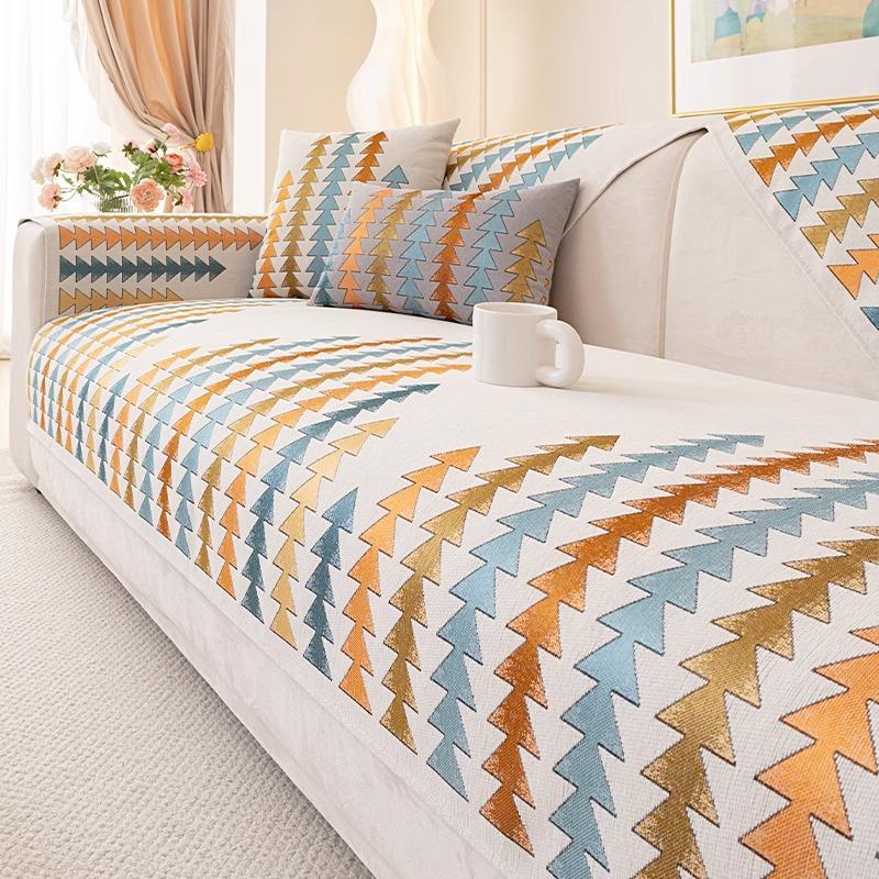 

Nordic Simple Sofa Cushions Are Universal In All Seasons, High-End Non-Slip Seat Cushions, Anti-Cat Scratching Fabrics, Sofa Covers And Covers. 70*70cm