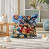 One Piece Killer Supernova Anime Plush Pillow Cover Soft Short Plush Cushion Cover For Sofa Bedroom Home Decor Gift Decoration