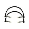 Patch Cable - D'Addario - PW-FPRR-206 - Right Angle - 15 Cm - Geo-Tip Flat Connectors