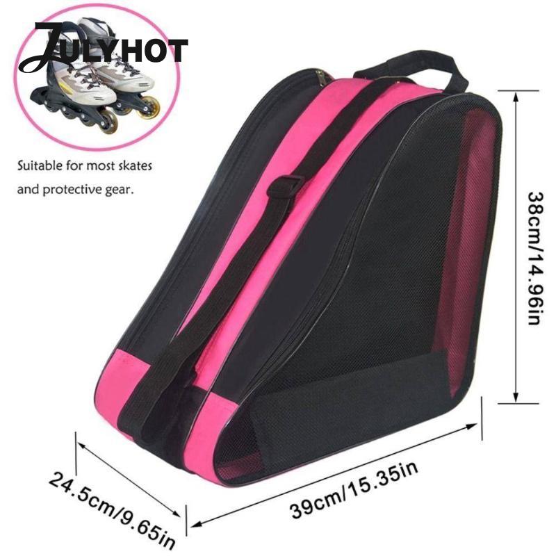 3 Layers Breathable Skate Carry Bag Case For Kids Roller Skates Inline Skates Ice Skates Skate Carry Bag Skate Carry Case