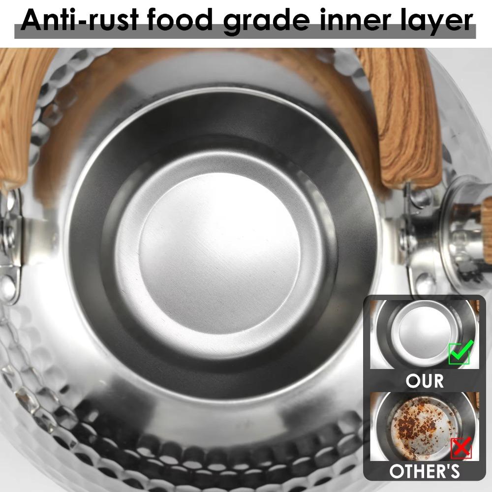 With Anti-scald Handle Stove Gas Water Kettle Teapot for Trips  Gas Induction Cooker