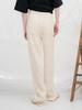 Yusentig Fringe Straight Fit Pants Light Beige Aw4Ml42090