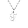 St. Delan Versatile 26-Letter Stainless Steel DIY Necklace Pendant