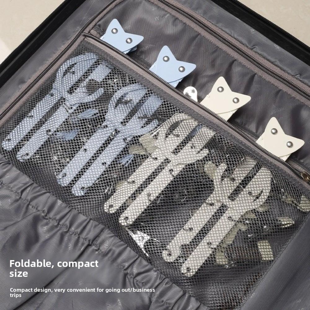 Windproof Folding Clothes Drying Rack 10 Clips Sock Laundry Airer Sock Drying Rack  Apartment