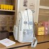 Color Block Women's Backpack Student's Lightweight Commuter Schoolbag