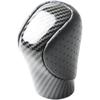 SSZY Carbon Black Leather Gear Shifter Hand Ball Gear Knob Gear Shift Knob Shifter
