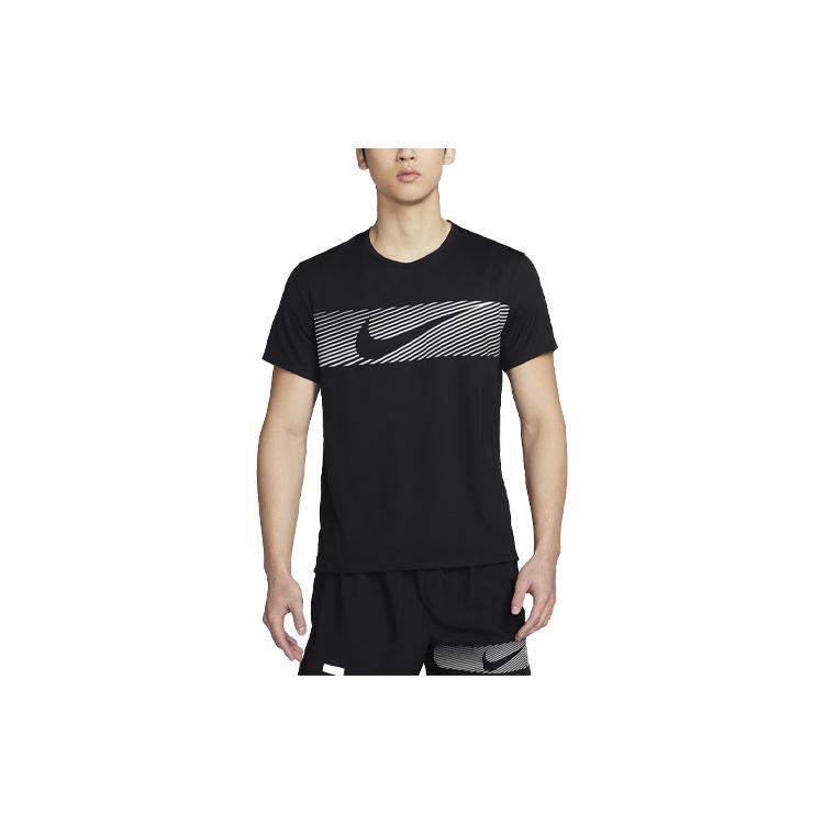 New Nike Dri Fit T Shirt Men's Black FN3052-010