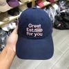 Simple Letters Great Embroidery Baseball Cap Women's Versatile Fashion Casual Cap Show Face Small Hat Men