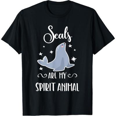 Seals Are My Spirit Animal Cute Seal T-Shirt
