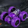 Inertia Cartoon Graffiti Offroad Car Toy With Doublesided Stunt Flip For Kids Play And Development