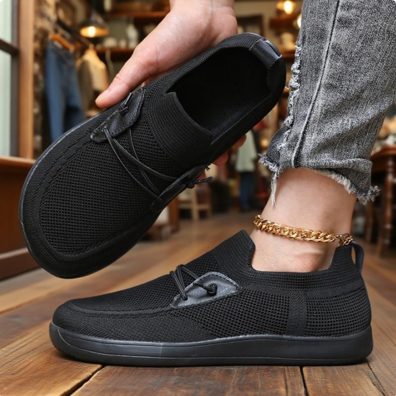 

Wide Toe Box Barefoot Shoe For Women Zero Drop Sole Minimalism Walking Shoes Breathable Non-Slip Flats Loafer Mens Driving Shoes 38